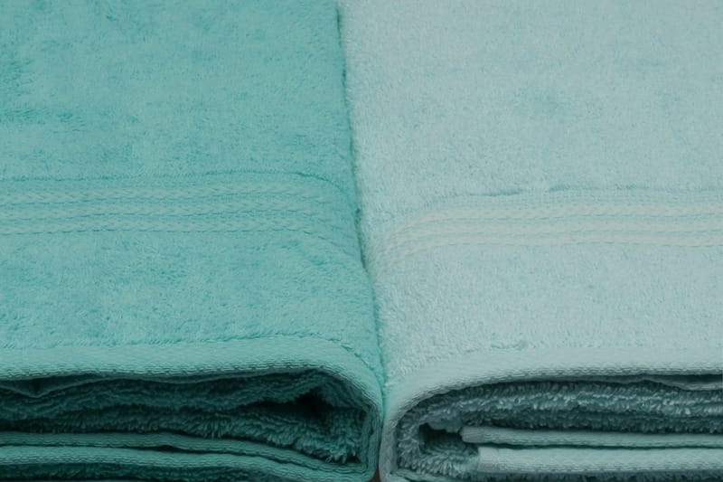 Hobby Badhandduk 70x140 cm 4-pack - Ljusgrön/Grön/Mint - Textil & mattor - Badrumstextil
