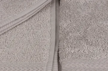 Hobby Handduk 30x50 cm 6-pack - Ljusgrå - Textil & mattor - Badrumstextil
