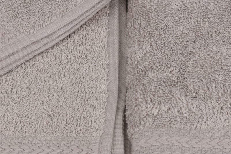 Hobby Handduk 30x50 cm 6-pack - Ljusgrå - Textil & mattor - Badrumstextil