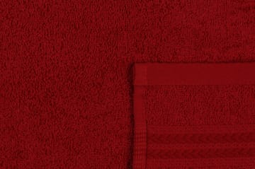 Hobby Handduk 30x50 cm - Röd - Textil & mattor - Badrumstextil
