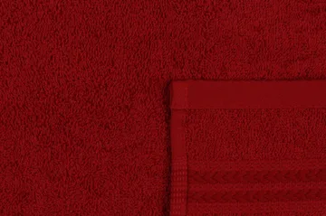 Hobby Handduk 30x50 cm - Röd - Textil & mattor - Badrumstextil