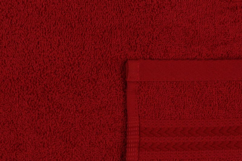 Hobby Handduk 30x50 cm - Röd - Textil & mattor - Badrumstextil