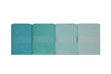 Hobby Handduk 50x90 cm 4-pack - Blå/Flerfärgad - Textil & mattor - Badrumstextil