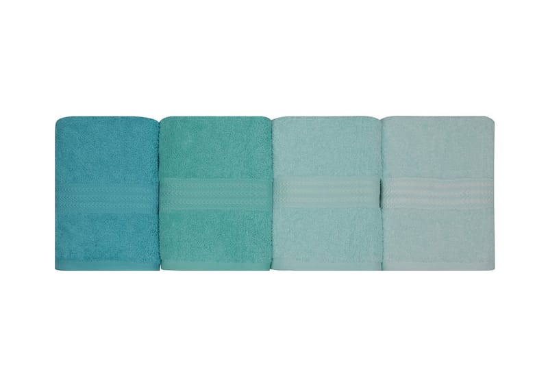 Hobby Handduk 50x90 cm 4-pack - Blå/Flerfärgad - Textil & mattor - Badrumstextil