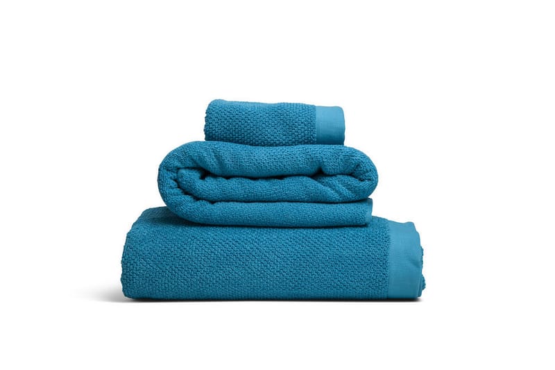 KL Frottéhandduk 50x70 cm Turkos - Kosta Linnewäfveri - Textil & mattor - Badrumstextil