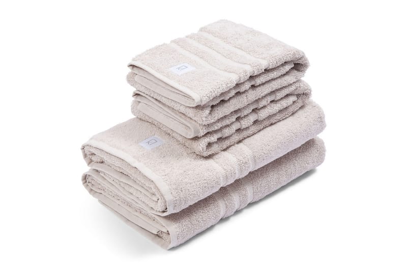 KL Frottéhandduk 90x150 cm Beige - Kosta Linnewäfveri - Textil & mattor - Badrumstextil