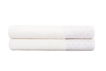 Landercost Badhandduk 2-pack - Beige/Kräm - Textil & mattor - Badrumstextil