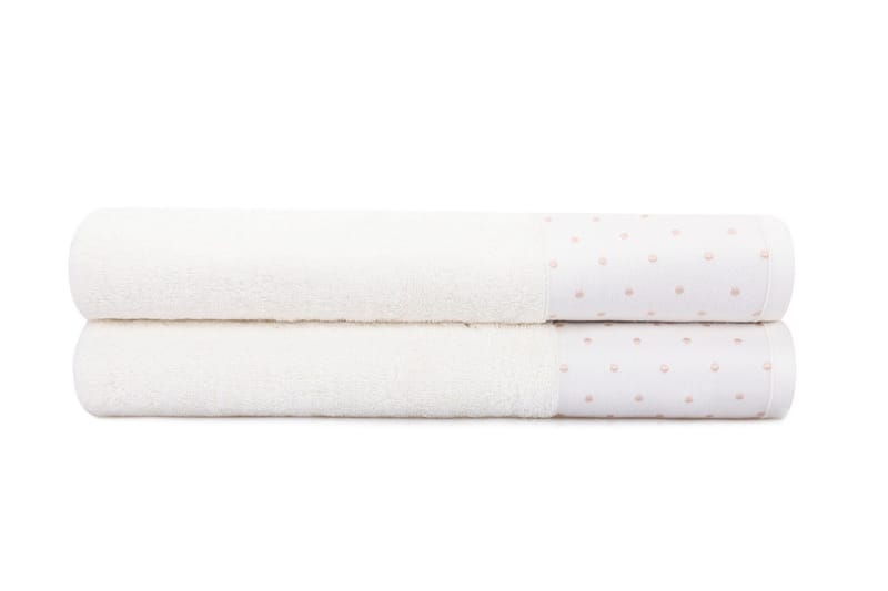 Landercost Badhandduk 2-pack - Beige/Kräm - Textil & mattor - Badrumstextil