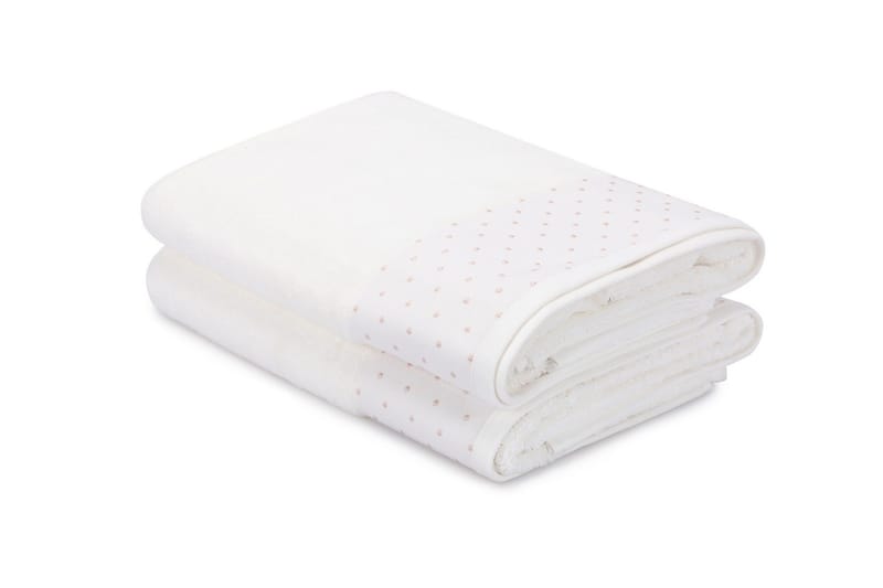 Landercost Badhandduk 2-pack - Beige/Kräm - Textil & mattor - Badrumstextil
