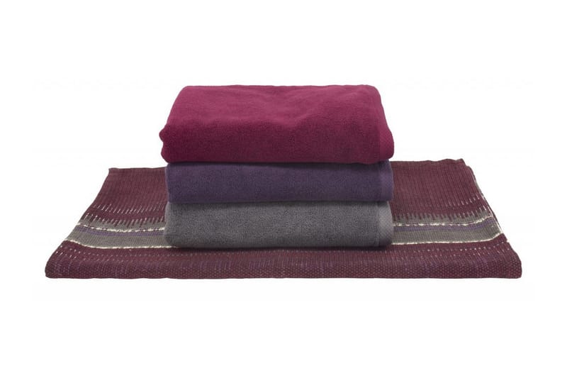 Matta Storm 120x70 cm Multi/Vinröd - Turiform - Textil & mattor - Badrumstextil