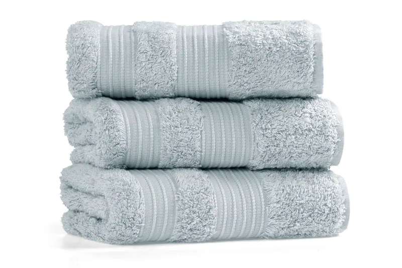 Morghyn Badhandduk - Blå - Textil & mattor - Badrumstextil