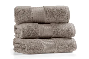 Morghyn Badhandduk - Varmgrå - Textil & mattor - Badrumstextil