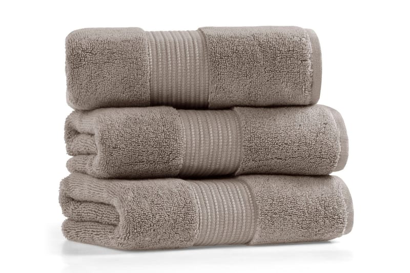 Morghyn Badhandduk - Varmgrå - Textil & mattor - Badrumstextil