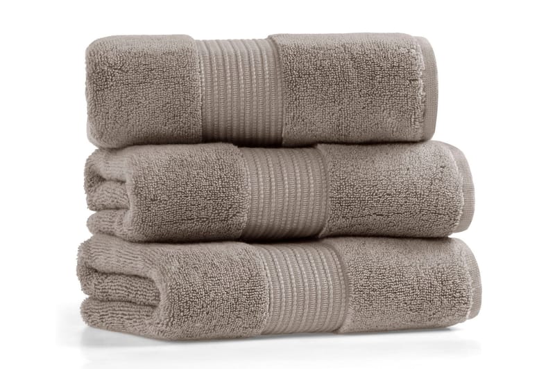 Morghyn Badhandduk - Varmgrå - Textil & mattor - Badrumstextil