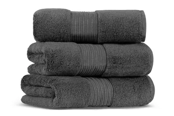 Morghyn Handduk - Antracit - Textil & mattor - Badrumstextil