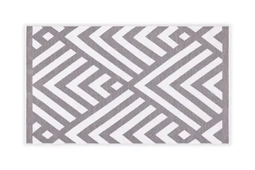 Morghyn Strandhandduk - Grå/Vit - Textil & mattor - Badrumstextil