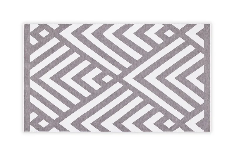 Morghyn Strandhandduk, Grå/Vit