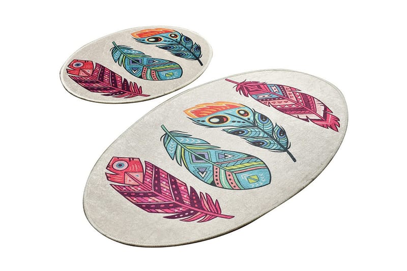 Niyanna Badrumsmatta 2-pack, Flerfärgad