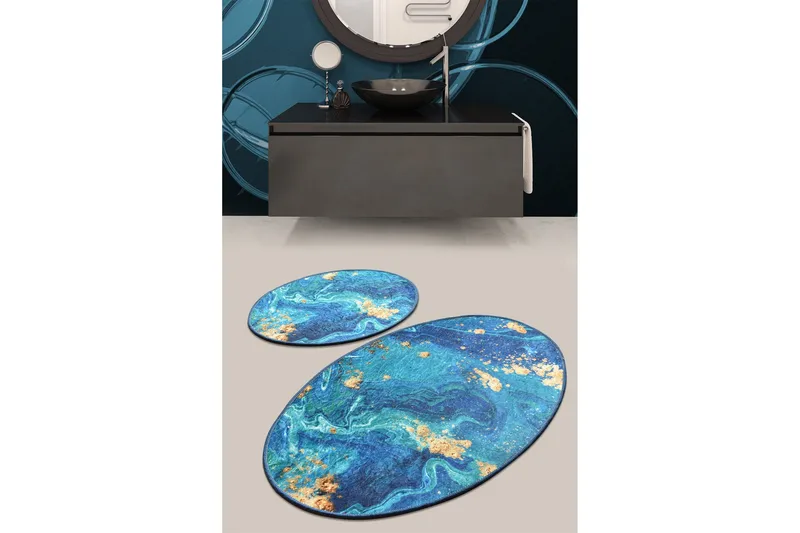 Niyanna Badrumsmatta 2-pack - Flerfärgad - Textil & mattor - Badrumstextil