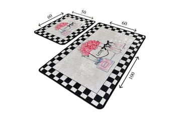 Niyanna Badrumsmatta 2-pack - Flerfärgad - Textil & mattor - Badrumstextil