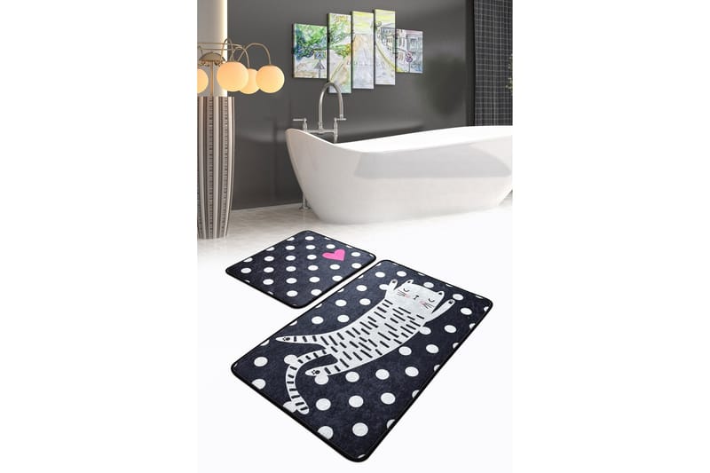 Niyanna Badrumsmatta 2-pack - Flerfärgad - Textil & mattor - Badrumstextil