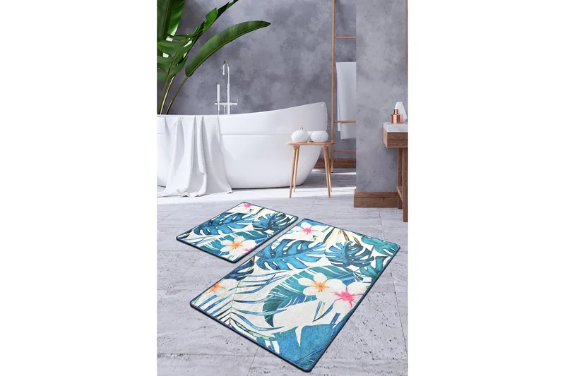 Niyanna Badrumsmatta 2-pack - Flerfärgad - Textil & mattor - Badrumstextil