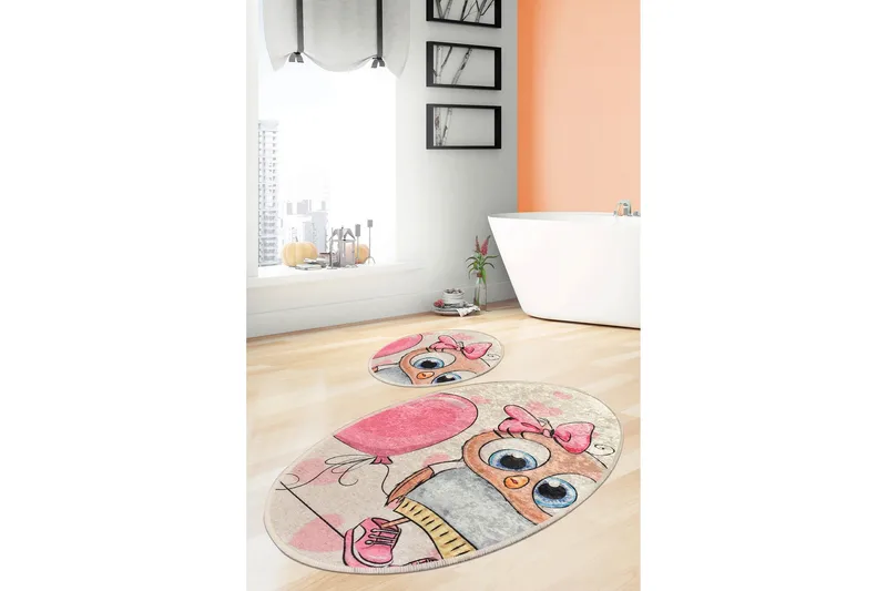 Niyanna Badrumsmatta 2-pack - Flerfärgad - Textil & mattor - Badrumstextil