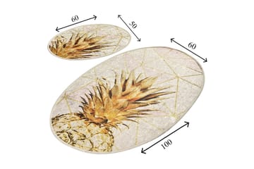 Niyanna Badrumsmatta 2-pack - Flerfärgad - Textil & mattor - Badrumstextil