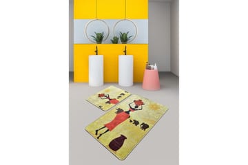 Niyanna Badrumsmatta 2-pack - Flerfärgad - Textil & mattor - Badrumstextil