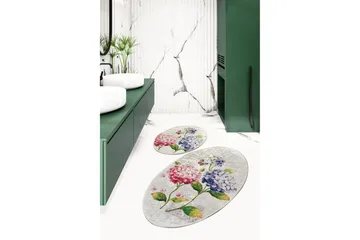 Niyanna Badrumsmatta 2-pack - Flerfärgad - Textil & mattor - Badrumstextil