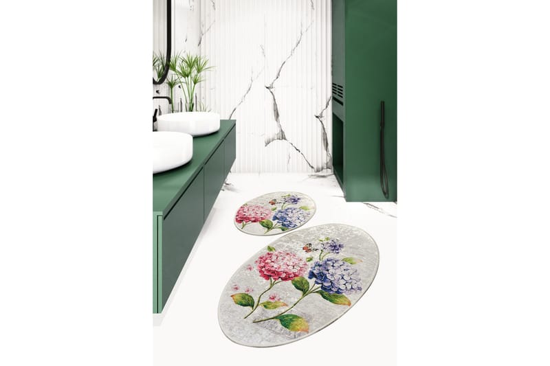 Niyanna Badrumsmatta 2-pack - Flerfärgad - Textil & mattor - Badrumstextil