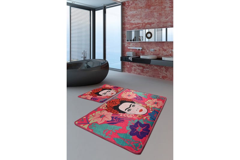 Niyanna Badrumsmatta 2-pack - Flerfärgad - Textil & mattor - Badrumstextil