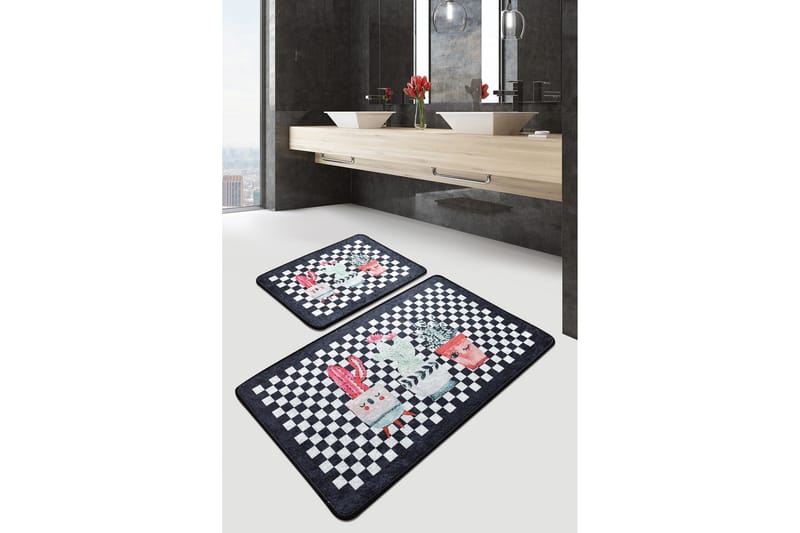 Niyanna Badrumsmatta 2-pack - Flerfärgad - Textil & mattor - Badrumstextil