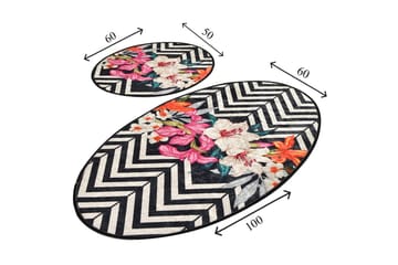 Niyanna Badrumsmatta 2-pack - Flerfärgad - Textil & mattor - Badrumstextil