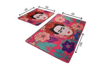 Niyanna Badrumsmatta 2-pack - Flerfärgad - Textil & mattor - Badrumstextil
