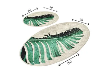 Niyanna Badrumsmatta 2-pack - Flerfärgad - Textil & mattor - Badrumstextil