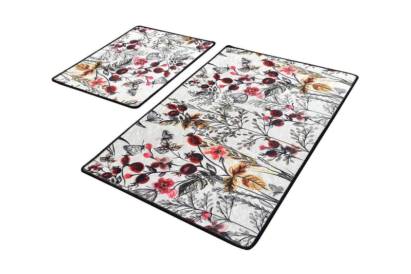 Niyanna Badrumsmatta 2-pack - Flerfärgad - Textil & mattor - Badrumstextil