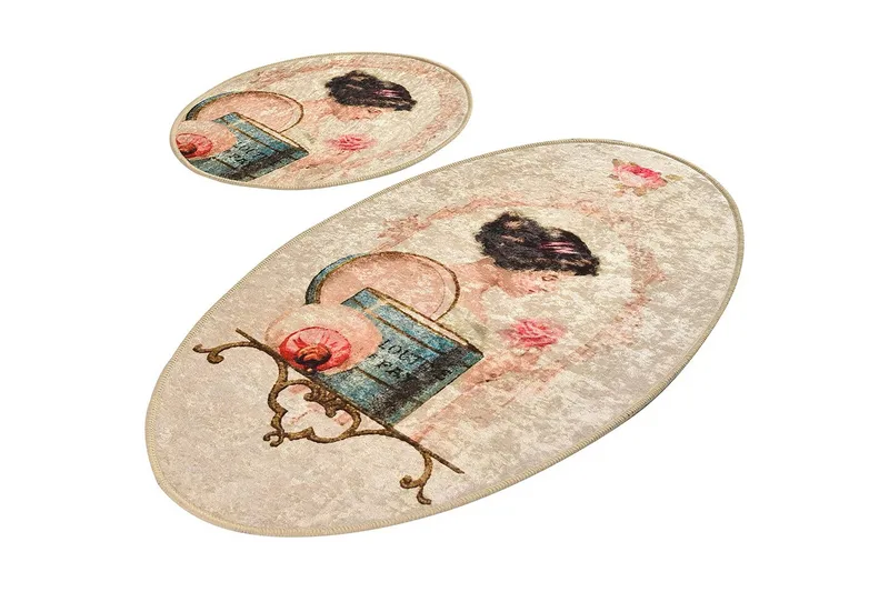 Niyanna Badrumsmatta 2-pack, Flerfärgad