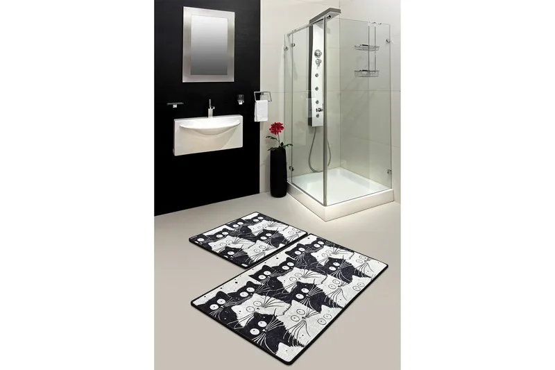 Niyanna Badrumsmatta 2-pack - Flerfärgad - Textil & mattor - Badrumstextil