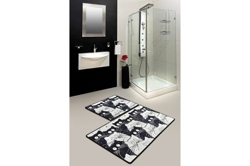 Niyanna Badrumsmatta 2-pack - Flerfärgad - Textil & mattor - Badrumstextil