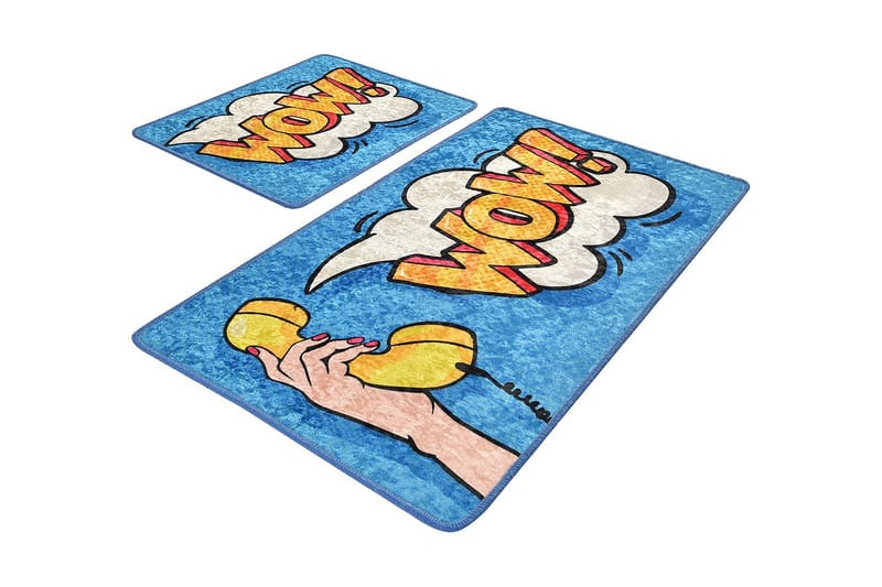 Niyanna Badrumsmatta 2-pack, Flerfärgad