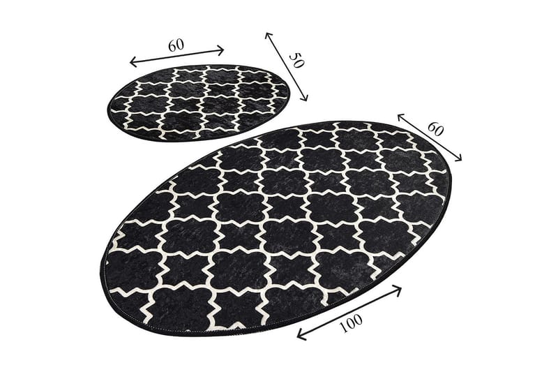 Niyanna Badrumsmatta 2-pack - Flerfärgad - Textil & mattor - Badrumstextil