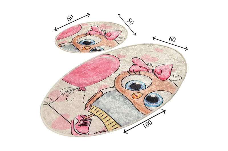 Niyanna Badrumsmatta 2-pack - Flerfärgad - Textil & mattor - Badrumstextil