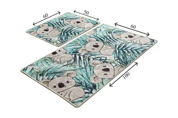 Niyanna Badrumsmatta 2-pack - Flerfärgad - Textil & mattor - Badrumstextil