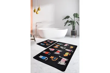 Niyanna Badrumsmatta 2-pack - Flerfärgad - Textil & mattor - Badrumstextil