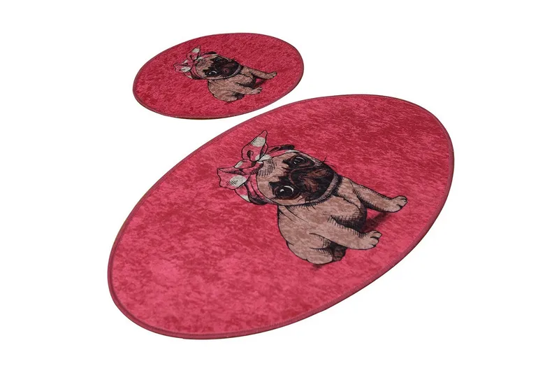 Niyanna Badrumsmatta 2-pack - Flerfärgad - Textil & mattor - Badrumstextil