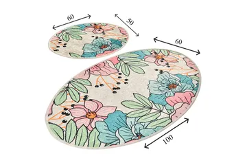 Niyanna Badrumsmatta 2-pack - Flerfärgad - Textil & mattor - Badrumstextil
