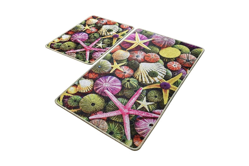 Niyanna Badrumsmatta 2-pack - Flerfärgad - Textil & mattor - Badrumstextil