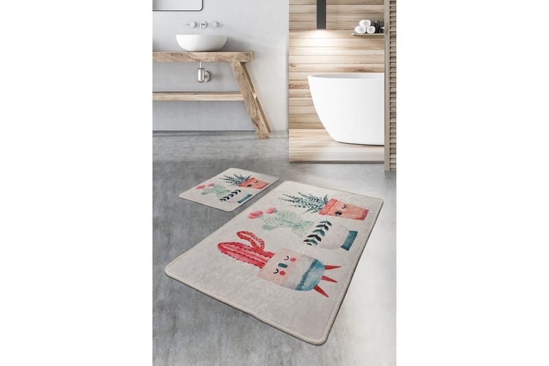 Niyanna Badrumsmatta 2-pack - Flerfärgad - Textil & mattor - Badrumstextil