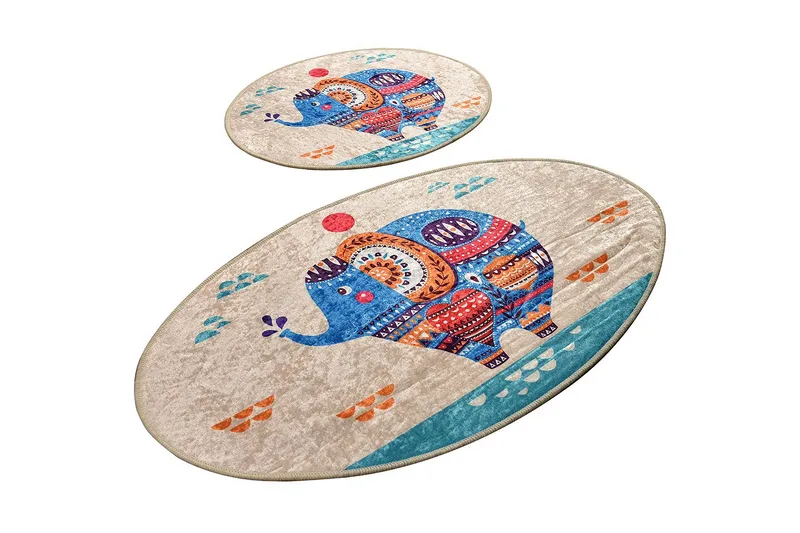 Niyanna Badrumsmatta 2-pack, Flerfärgad